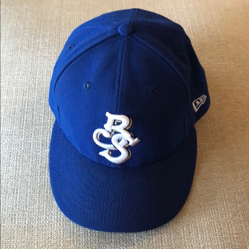 New Era Biloxi Shuckers "BS" logo hat